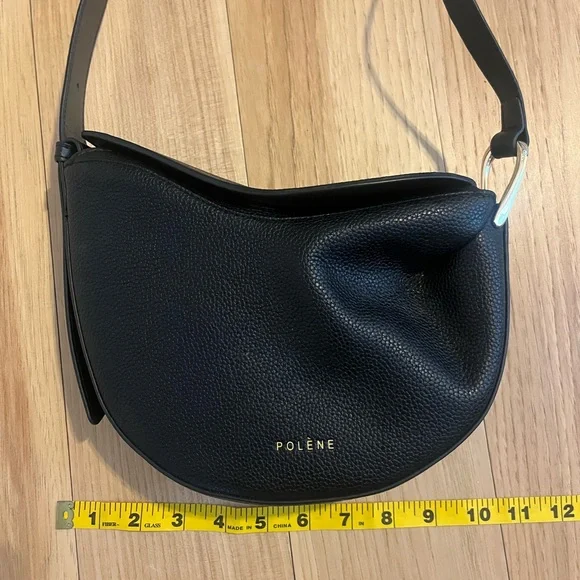 Polene Tonca Bag in textured leather - Picture 9 of 11